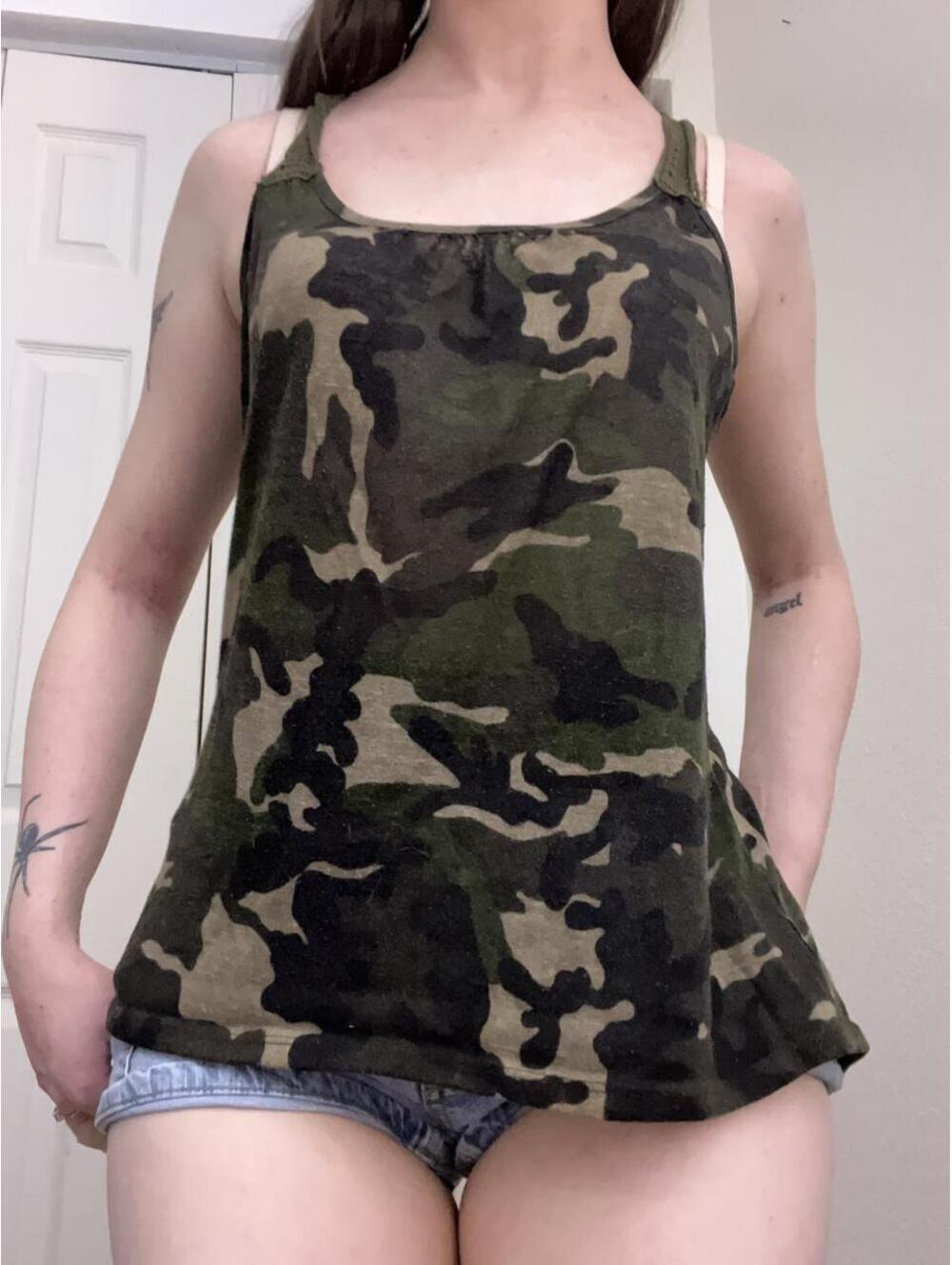 camo tank top